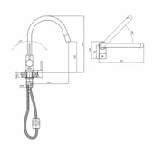 Kale Gastro U Pull Down Mutfak Bataryası - 2