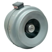 Ayas 20 cm çap YKA-200B-2K-M 2550 D/D 220/230 volt Monofaze Yuvarlak Kanal Tipi Radyal Fan - 3