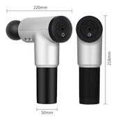 BUFFER®  6 Farklı Seviyeli Titreşimli 4 Farklı Başlıklı Büyük Boy Masaj Tabancası - 3