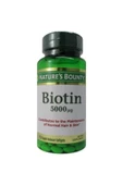NATURE'S BOUNTY Biotin 5000 Mcg Takviye Edici Gıda 72 Kapsül - 1