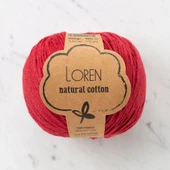Loren Natural Cotton Vişne Çürüğü El Örgü İpi - R099 - 33912 thumbnail 1