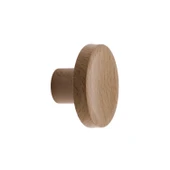 Tek Vidalı Bohem İç Bükey Plastik Düğme Kulp Kubik Doğal Meşe Renk Mobilya Dolap Çekmece Kulpu Kulbu thumbnail 6