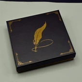 Toptan Özel Renk Deri Defter Ve Roller Metal Kalem - 2