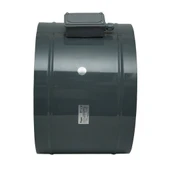 Ayas 20 cm çap YBA-200-2K-M 2750 D/D 220/230 volt Monofaze Yuvarlak Kanal Tipi Aksiyel Fan - 5