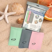 İz Bırakmayan Mikrofiber Temizlik Bezi 3'lü Set Cam ve Ayna Silme Toz Alma Temizlik Bezi (5250) - 4