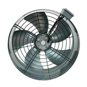 Ayas 31,5 cm çap YBA-315-2K-M 2750 D/D 220/230 volt Monofaze Yuvarlak Kanal Tipi Aksiyel Fan - 3