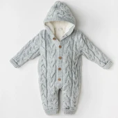 Andywawa AC24336 Knitwear Triko Bebe Kozmonot Grey Melange - 1