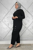 KADIN DÜĞME BAĞCIK DETAYLI TESETTÜR TAKIM thumbnail 4
