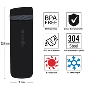 Igloo Squid Termos 600ml-SİYAH thumbnail 4