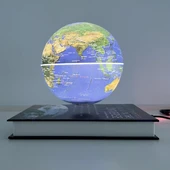 Kitap Şeklinde Manyetik Dönen Işıklı Dünya Küre - 3