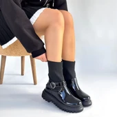 Zerta Siyah Rugan Streçli Bot thumbnail 4