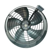 Ayas 25 cm çap YBA-250-2K-M 2750 D/D 220/230 volt Monofaze Yuvarlak Kanal Tipi Aksiyel Fan - 3