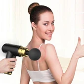 BUFFER® 4 Başlıklı USB Şarj Olabilen Masaj Tabancası - 4