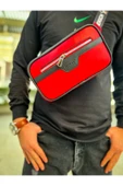 CH101 - Poani Tablet Erkek Çanta SIYAH - KIRMIZI - 3