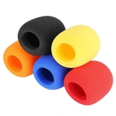 Tenon Ze-7130 5'li Standart 5 Renk El Mikrofon Süngeri (sarı-turuncu-kırmızı-mavi-siyah) - 1