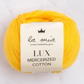 La Mia Lux Mercerized Cotton Koyu Sarısı El Örgü İpi - 181 - 33754 thumbnail 1
