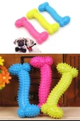 BUFFER® Tiny Kemik Oyuncağı Tırtıklı Yüzey Küçük Kemik Plastik Köpek Oyuncağı - 7