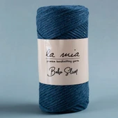 La Mia Boho Slim Havacı Mavi El Örgü İpi -L110 - 34199 thumbnail 1