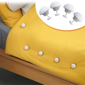 BUFFER® 4 Adet Mantar Model Yorgan Kılıfı Ve Çarşaf Tutucu Sabitleyici - 1