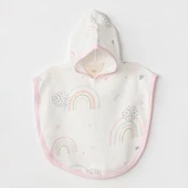 Andywawa AC24666 Müslin Have A Nice Day Bebek Panço Pink White - 1