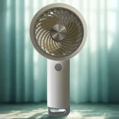 BUFFER®  USB ile Şarj Olabilen 3 Ayarlı Fan Modlu Çanta Tipi El Fanı - 3