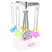 BUFFER® Hareketli Uçaklı Kurmalı Hediyelik Küçük Müzik Kutusu Aleti - 1