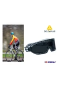 Delta Plus Tam Kapalı Havalandırmalı Antifog Füme Lens Bisikletçi Gözlüğü AM-AS-UV400 thumbnail 2