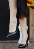 Ulba Siyah Rugan Stiletto Ayakkabı thumbnail 3
