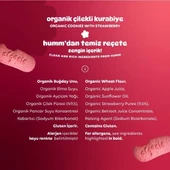 Humm Organik Vegan Çilekli Kurabiye 55 Gr - 3
