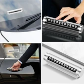 BUFFER® Alüminyum Kasa Gri Renk Çevirmeli Araç Içi Telefon Numaratörü Park Oto Numaratörü - 2