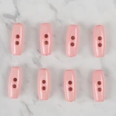 Loren Crafts pembe 8 li çoban düğmesi - 72 - 2