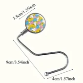 BUFFER® Masaya Takılabilen Çanta Askısı Çanta Tipi Pratik Metal Çanta Kanca - 5