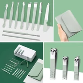 BUFFER® Kendiliğininden Çantalı Seyahat Tipi 16 Parça Manikür Pedikür Seti - 4