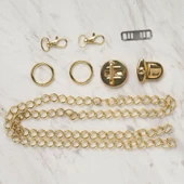 Loren Çanta Aksesuar Seti Altın - 1