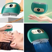 BUFFER® 1 Adet Akıllı Elektrik Akımlı EMS Titreşimli Masaj Tarağı Kademeli Yüz Masaj Aleti Aparatı - 5