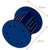 BUFFER® Mini Silindir Eğlenceli Renkli Sağlam Küçük Pati İzi Şekilli Kedi Oyuncağı - 5