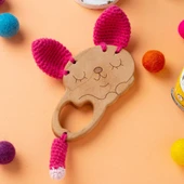 Hobi Baby Ahtapot Figürlü Organik Ahşap Diş Kaşıyı thumbnail 3