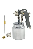 Master 504001 Alttan Depolu Havalı Boya Tabancası | 1.8 mm Meme, 1 Lt Metal Hazne thumbnail 1
