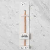 La Mia Whitewood 5 mm 15.5 cm Ahşap Yün Tığ - 1