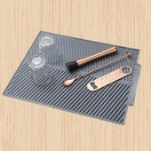 BUFFER® Büyük Bulaşık Kurutma Matı,Silikon Bulaşık Kurutma Matı Çok Amaçlı Tezgah Üstü Mat - 1