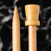 La Mia Whitewood 9 mm 36 cm Ahşap Örgü Şişi thumbnail 2