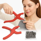 BUFFER® Plastik Çıt Çıt Pensi–Kıyafet, Bebek Önlüğü, Gömlek ve Tekstil Ürünleri İçin Çıtçıt Takma Aleti - 1