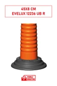 Evelux 12236 UB R Delinatör 45x8 cm Demonte Esnek Duba | Reflektörlü ve Kompakt Trafik Güvenlik Ürünü thumbnail 3