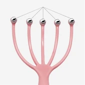 BUFFER® Çok Fonksiyonlu 5 Uçlu Bilyeli Baş Boyun Bacak Kol Masaj Alet Rahatlatıcı Kafa Masaj Aparatı - 6