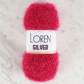 Loren Silver Fuşya El Örgü İpi - RS0022 - 34078 thumbnail 1