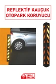 Evelux 12296 UB R Otopark Kolon Köşe Koruyucu | Reflektif Kauçuk Koruma Bandı thumbnail 1