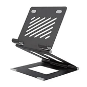 Buffer®  Ayarlanabilir Metal Dizüstü Destek Tabanı Katlanabilir Taşınabilir Laptop Sehpası Standı - 4