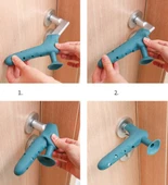 Silikon Duvar Koruyucu Kapı Stoperi GRİ (5250) - 2