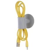 BUFFER®  4 Adet Çok Amaçlı Vakumlu Kapı Stoperi,Kablo Organizeri,Telefon Sabitleyici - 2