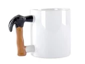 BUFFER® İlginç Hediyelik Çekiç Kulplu Tasarımlı Seramik Kupa Bardağı - 2